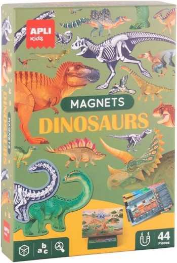 MAGNETICO DINOSAURIOS 44 PZAS APLI 20139