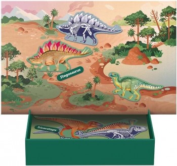 MAGNETICO DINOSAURIOS 44 PZAS APLI 20139