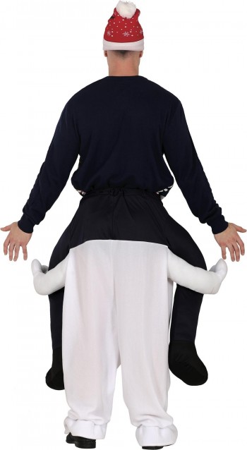 DISFRAZ HOMBRE NAVIDEÑO CON COSTALERO MUÑECO NIEVE ADULTO T-L GUIRCA 44155