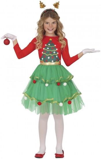 DISFRAZ ARBOL DE NAVIDAD NIÑA INFANTIL GUIRCA 44157
