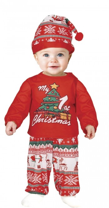 DISFRAZ PIJAMA MI PRIMERA NAVIDAD INFANTIL MESES GUIRCA 44172