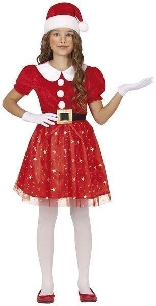 DISFRAZ MAMA NOEL GLITTER INFANTIL GUIRCA 44191