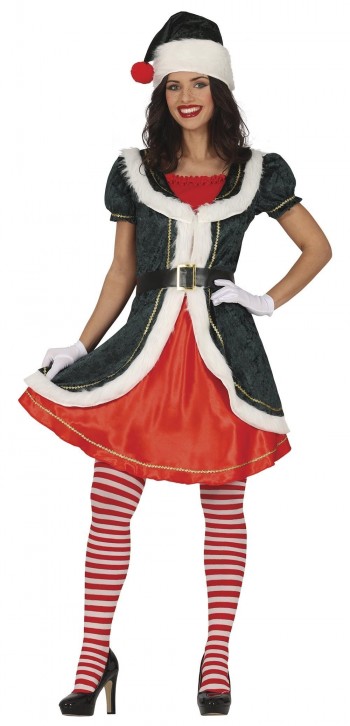 DISFRAZ MAMA NOEL CHAQUETA VERDE ADULTA GUIRCA 44250