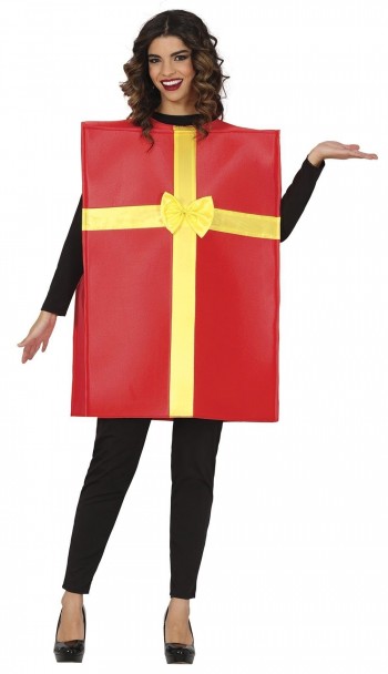 DISFRAZ CAJA REGALO ADULTO GUIRCA 44270