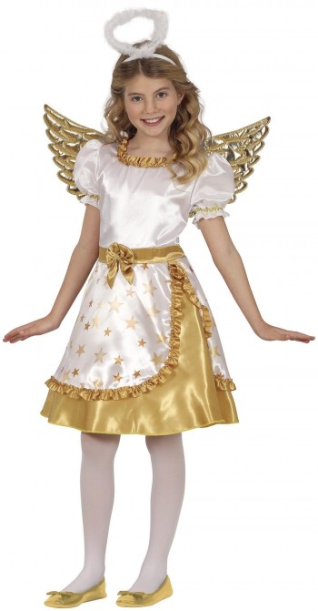 DISFRAZ ANGEL FALDA NIÑA INFANTIL GUIRCA 44280