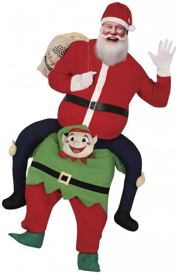 DISFRAZ PAPA NOEL CON COSTALERO ELFO ADULTO T-L GUIRCA 44299