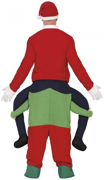 DISFRAZ PAPA NOEL CON COSTALERO ELFO ADULTO T-L GUIRCA 44299