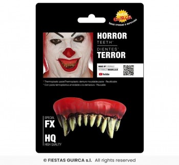 DIENTES MONSTRUO CON TERMOPLASTICA GUIRCA 2177