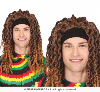 PELUCA RASTA CON CINTA GUIRCA 4106