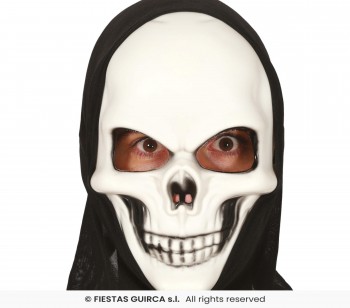 MASCARA CALAVERA CON CAPUCHA GUIRCA 20053