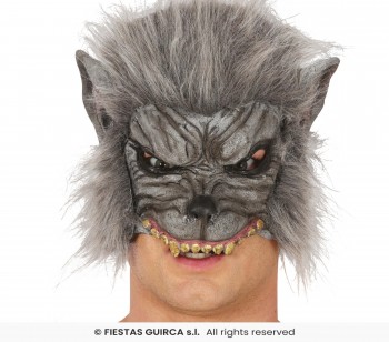 MASCARA MEDIA CARA LOBO GUIRCA  20534
