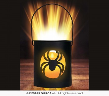 FAROL CON LUZ GATO LED 10X9 CM GUIRCA 24988