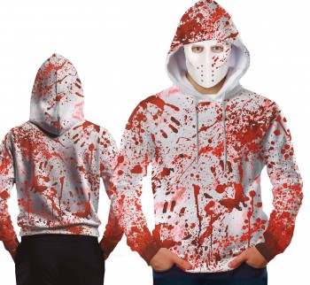 DISFRAZ SUDADERA SANGRE CON CAPUCHA Y MASCARA ADULTO T-52-54 GUIRCA 29340
