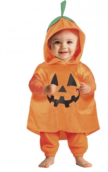 DISFRAZ PONCHO CALABAZA 18-24 MESES GUIRCA 76099