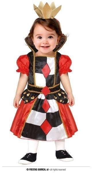 DISFRAZ REINA DE CORAZONES BEBE GUIRCA 76164