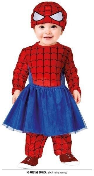 DISFRAZ SPIDERMAN CHICA BEBE GUIRCA 76182