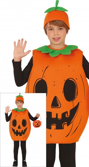 DISFRAZ CALABAZA INFANTIL 7-9 GUIRCA 78000
