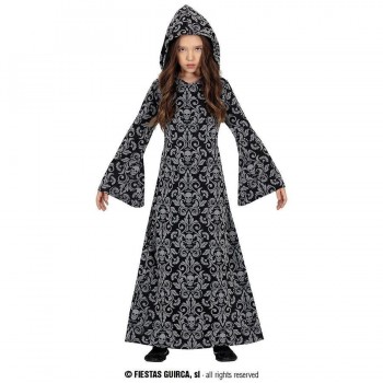 DISFRAZ DAMA TENEBROSA NEGRA INFANTIL 5-6 GUIRCA 78070