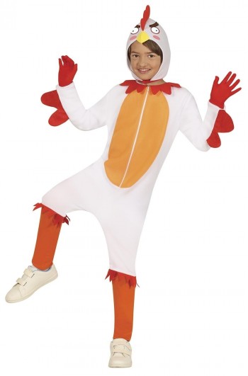 DISFRAZ POLLO BLANCO INFANTIL 5-6 GUIRCA 78565