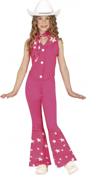 DISFRAZ VAQUERA ROSA INFANTIL GUIRCA 78578