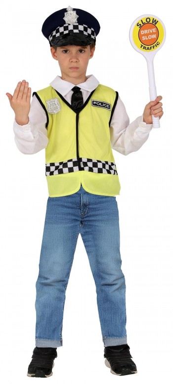 DISFRAZ SET DE POLICIA TRAFICO INFANTIL GUIRCA 78704