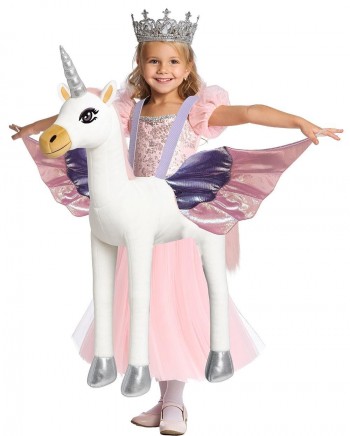 DISFRAZ UNICORNIO CON TIRANTES Y ALAS INFANTIL 7-9 GUIRCA 78760