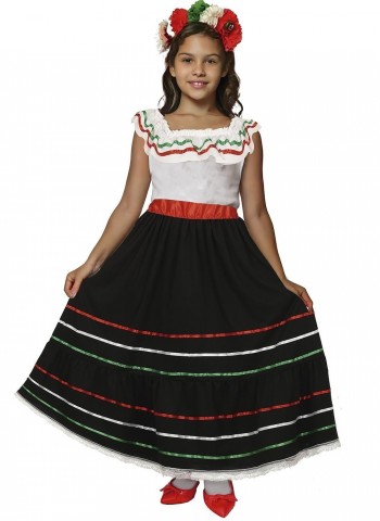 DISFRAZ MEJICANA FALDA NEGRA INFANTIL GUIRCA 78766