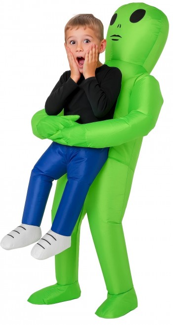 DISFRAZ ALIEN HINCHABLE INFANTIL 10-12 GUIRCA 78776
