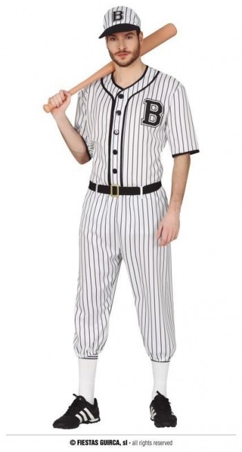 Z ONLINE DISFRAZ JUGADOR BEISBOL ADULTO GUIRCA 79252