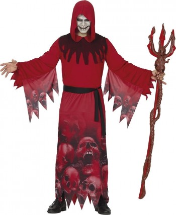 DISFRAZ SEGADOR ROJO ADULTO GUIRCA 79927