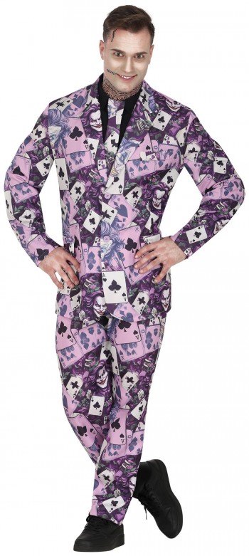 DISFRAZ MR CRAZY TRAJE JOCKER ADULTO GUIRCA 79937