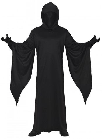 DISFRAZ FANTASMA NEGRO ADULTO T-L GUIRCA 79943