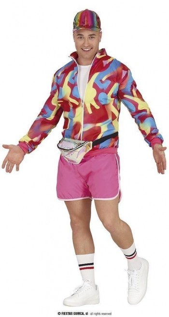 DISFRAZ GIMNASTA RUNNER FASHION HOMBRE ADULTO GUIRCA 80192