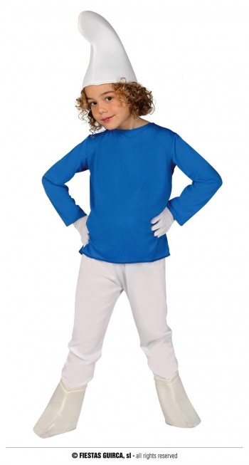 Z ONLINE DISFRAZ ENANITO AZUL 5-6  INFANTIL GUIRCA 81554