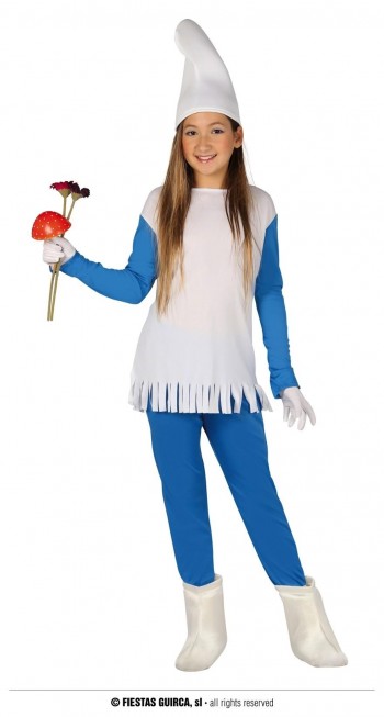 Z ONLINE DISFRAZ ENANITA AZUL INFANTIL GUIRCA 81557