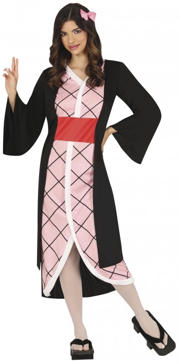 DISFRAZ KIMONO ORIENTAL JAPONESA ADULTA GUIRCA 86029