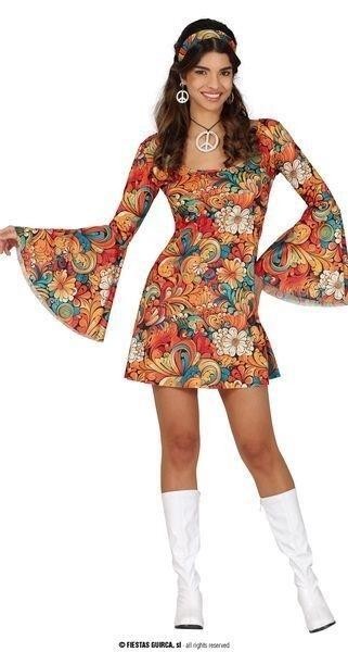 DISFRAZ DISCO VESTIDO AÑOS 70 MUJER ADULTA GUIRCA 86057