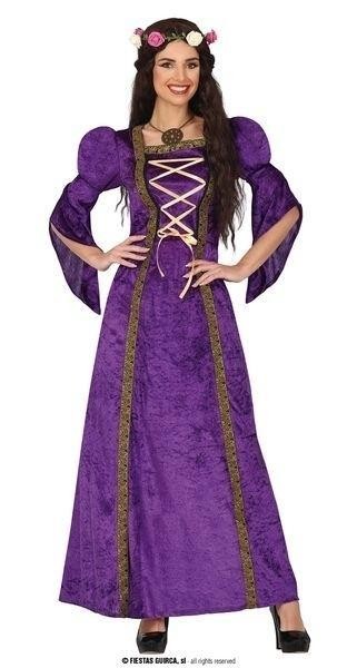 DISFRAZ PRINCESA MEDIEVAL PURPURA ADULTA GUIRCA 86103