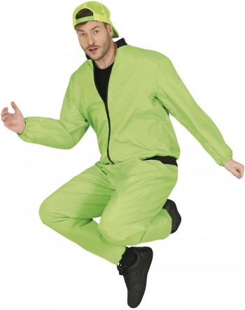 DISFRAZ CHANDAL HOMBRE NEON VERDE ADULTO GUIRCA 86187