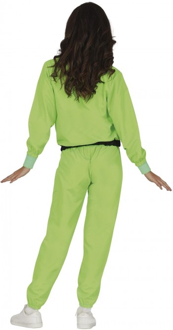 DISFRAZ CHANDAL MUJER NEON VERDE ADULTO GUIRCA 86190