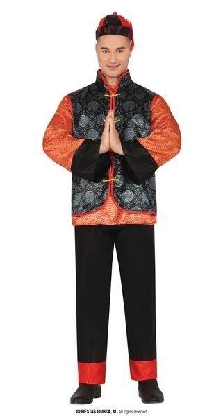 DISFRAZ CHINO CHAQUETA NEGRA ADULTO GUIRCA 86209
