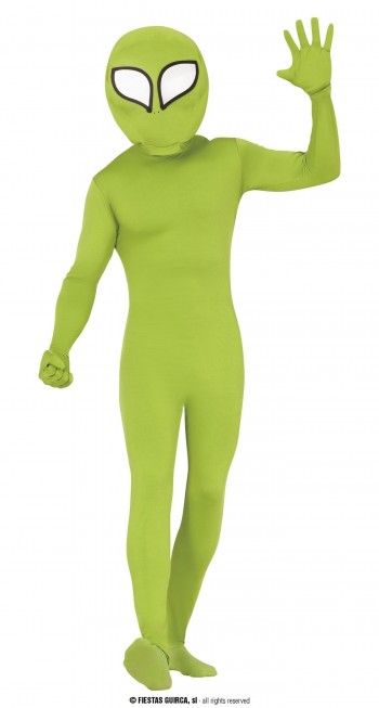 DISFRAZ ALIEN VERDE ADULTO GUIRCA 88884