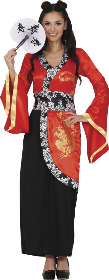 DISFRAZ KIMONO CHINA ADULTA GUIRCA 89018