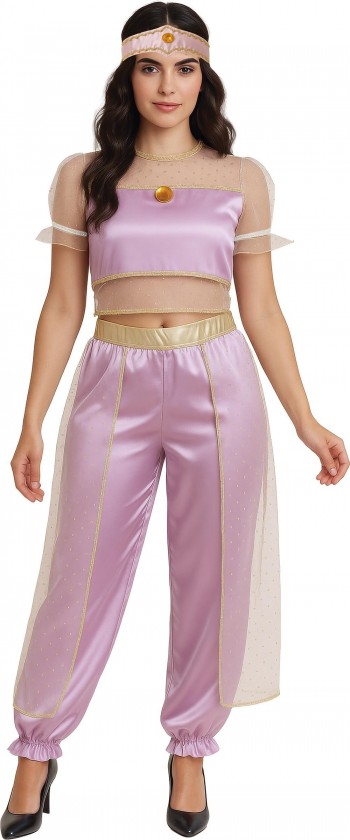 DISFRAZ PRINCESA DEL DESIERTO ROSA ADULTA GUIRCA 89024