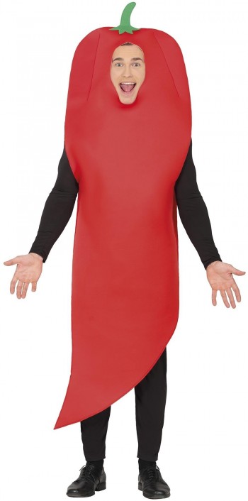 DISFRAZ PIMIENTO ROJO CHILI ADULTO T-L GUIRCA 89039