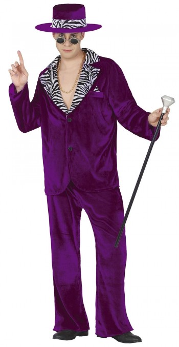 DISFRAZ TRAJE MORADO HOMBRE ADULTO GUIRCA 89065