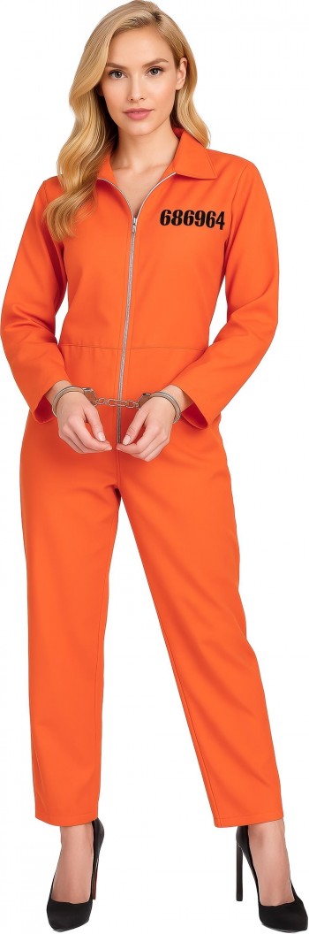 DISFRAZ PRESA NARANJA  ADULTA GUIRCA 89095