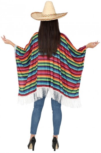 DISFRAZ PONCHO MEJICANO UNISEX ADULTO GUIRCA 89302