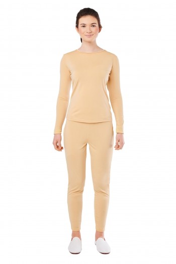 MAILLOT BEIGE 2 PIEZAS MUJER ADULTO SPANDEX K7984
