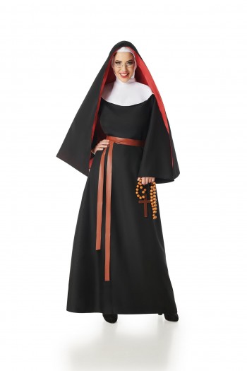 DISFRAZ MONJA TERROR MUJER ADULTA K8852
